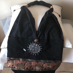 Handbag/Fabric/Beaded/Embroidered